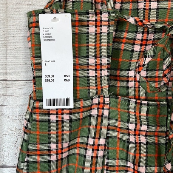 Urban Outfitters Monica Plaid Mini Dress Women's Size Small - Picture 7 of 9